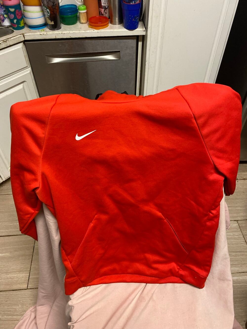 NWT Nike Red Pull-Over Hoodie Size Medium